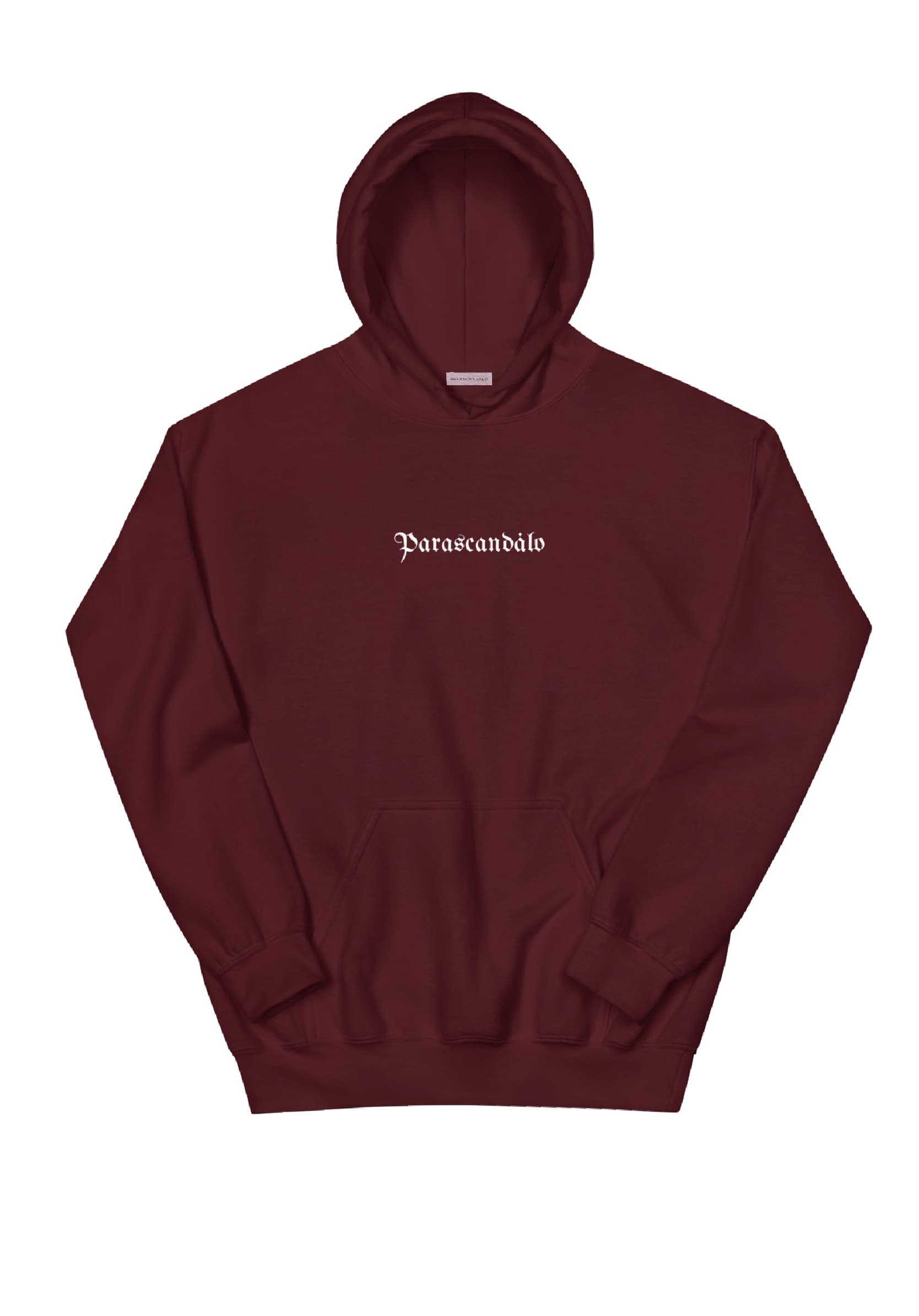 SCRIPT LOGO HOODIE WINE PARASCANDALO