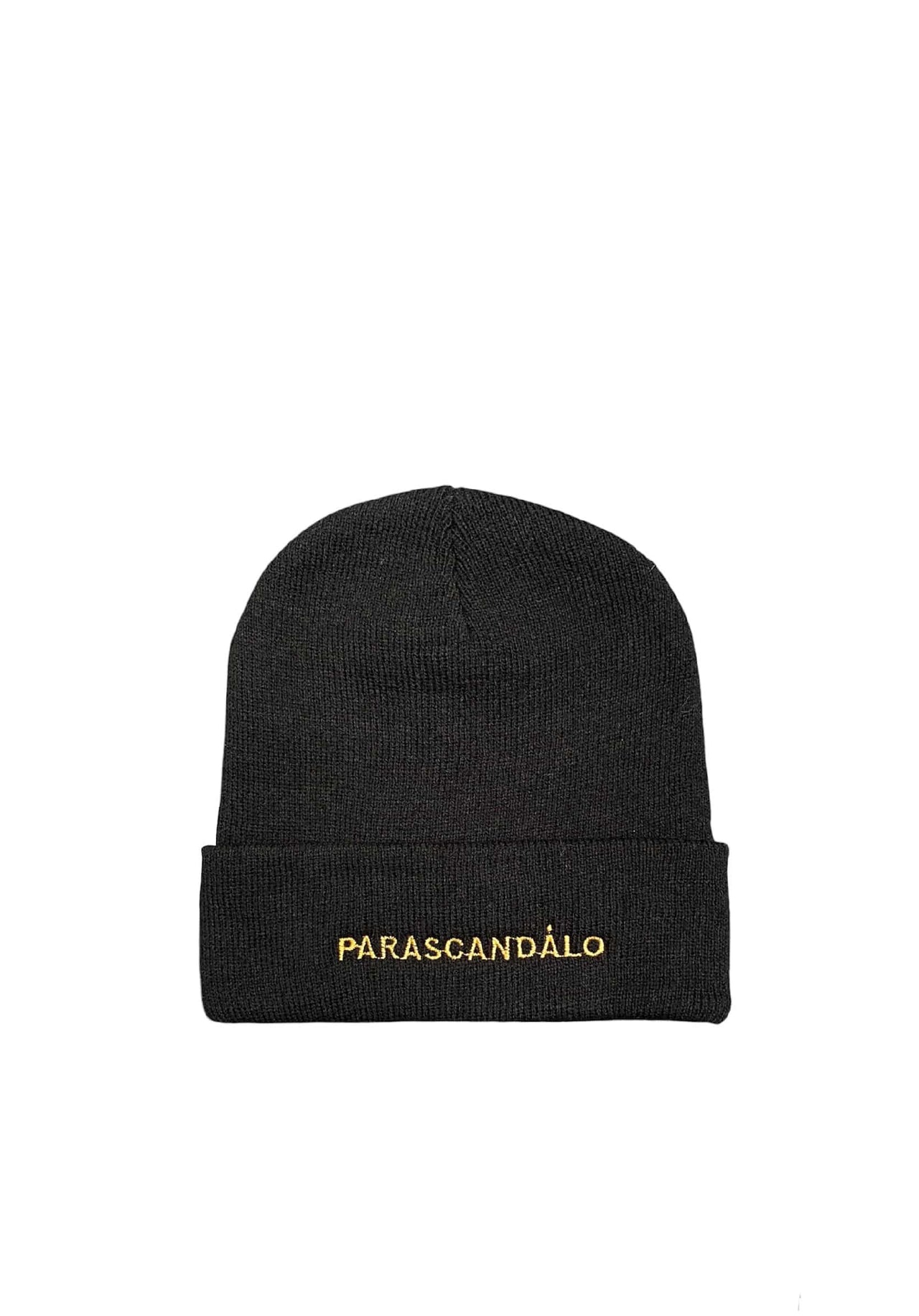 CLASSIC LOGO BEANIE BLACK-GOLD