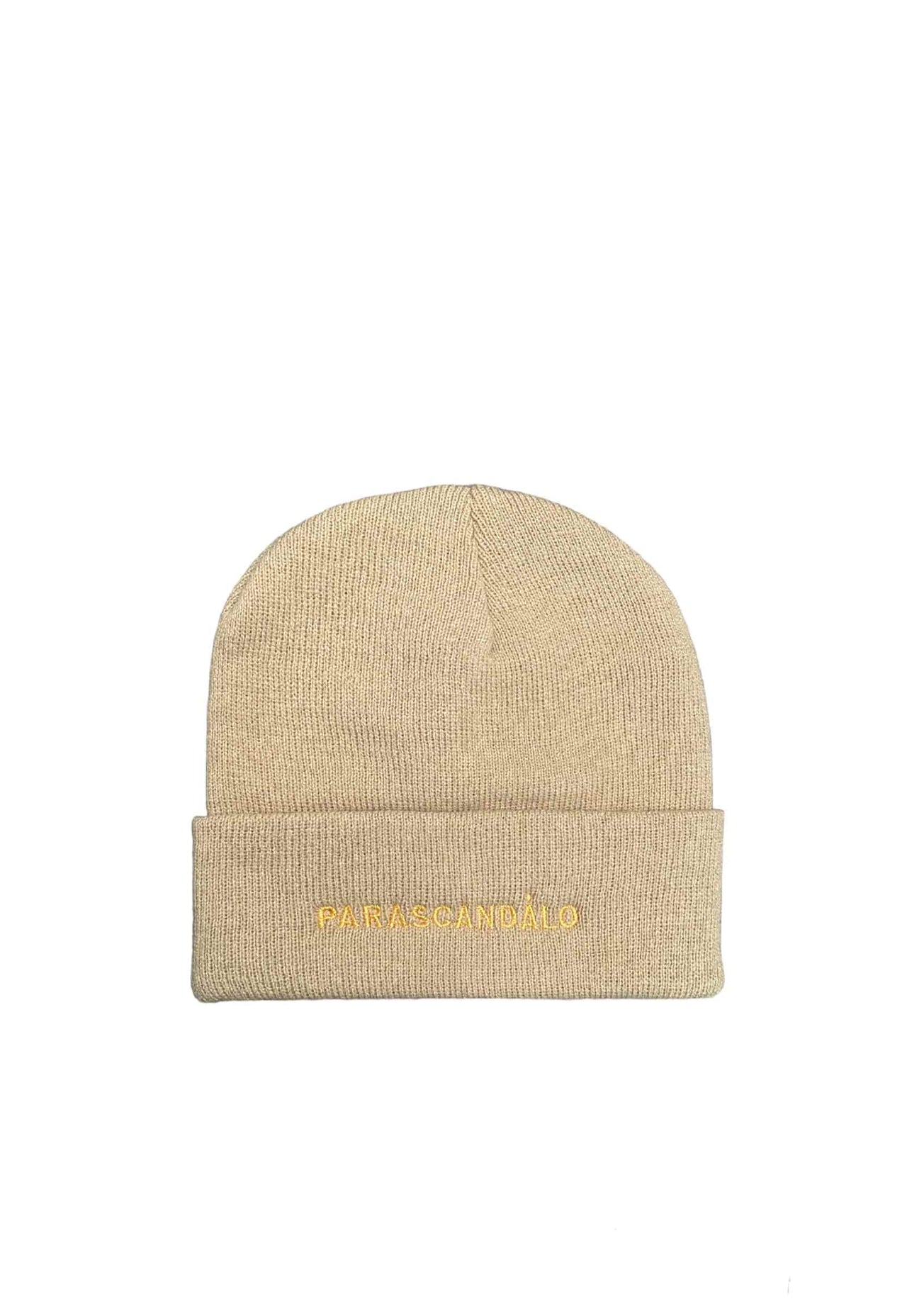 CLASSIC LOGO BEANIE BEIGE-GOLD