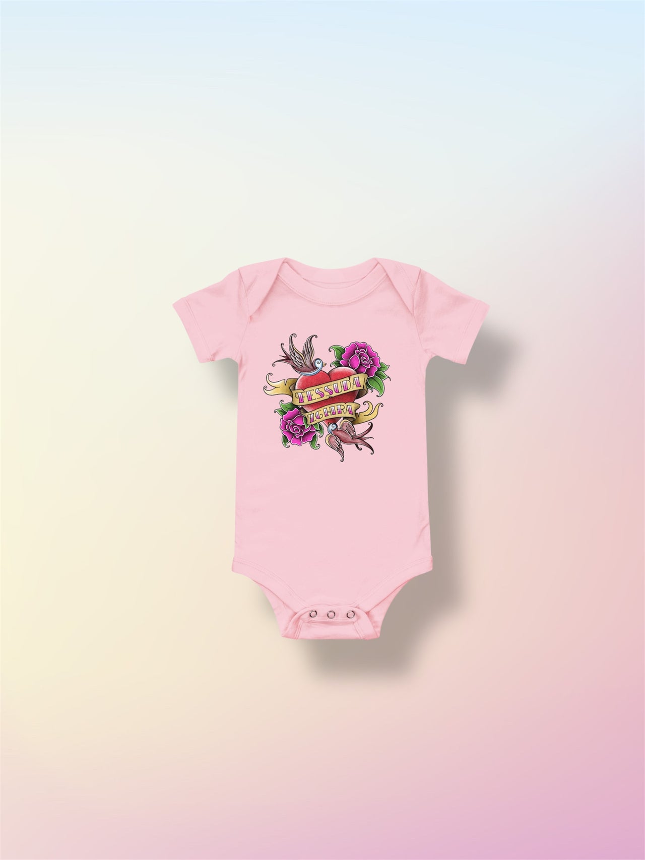 STACHE BABY FESSUDA ZGĦIRA BODYSUIT PINK