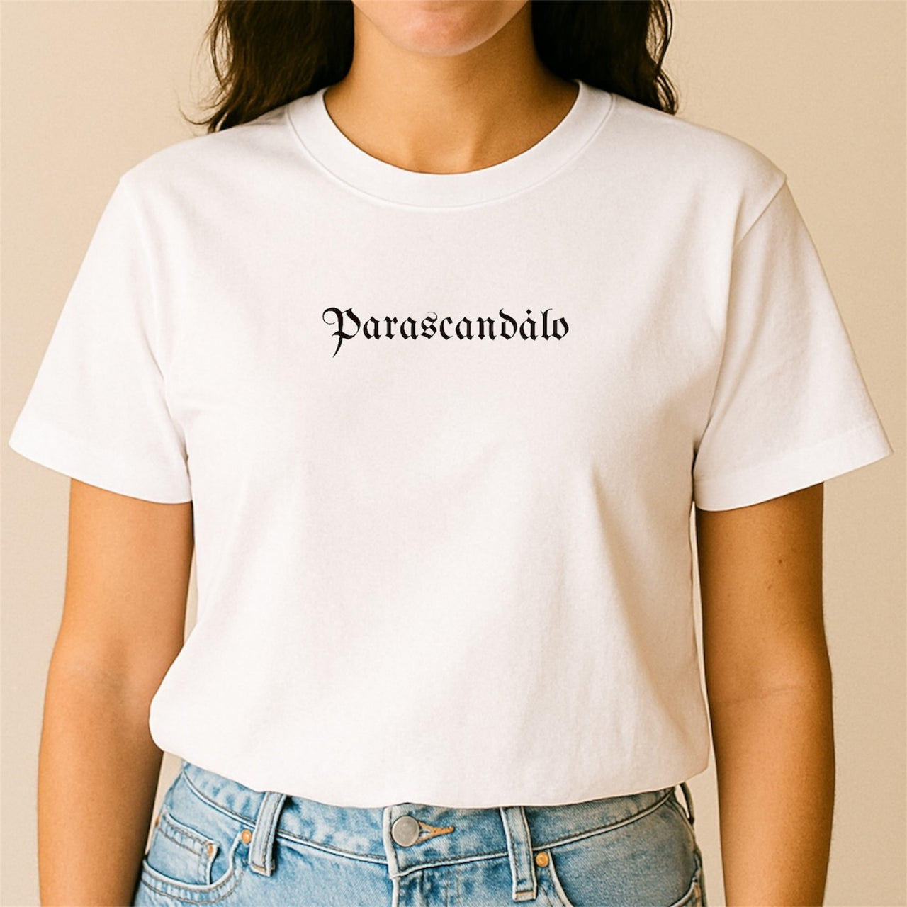 SCRIPT LOGO T-SHIRT WHITE