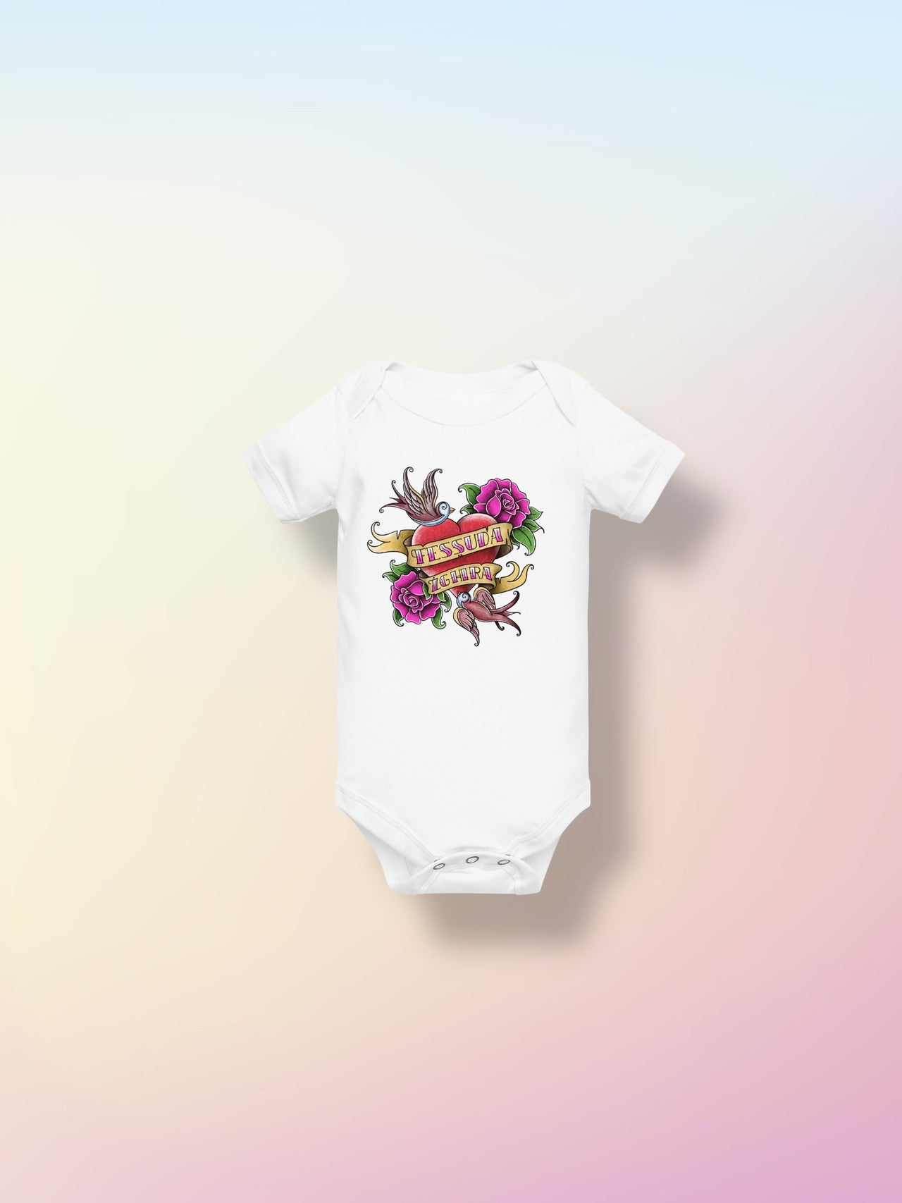 STACHE BABY FESSUDA ZGĦIRA BODYSUIT WHITE