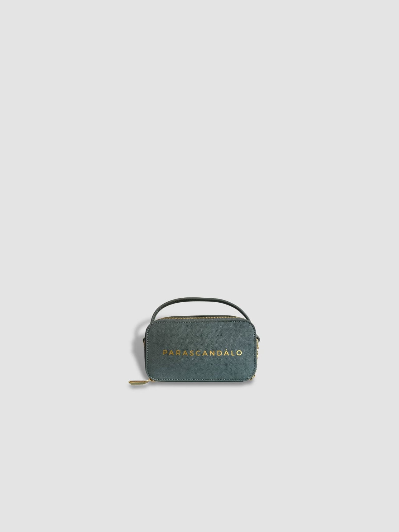 ZIP ROUND BOX HANDBAG SAGE GREEN