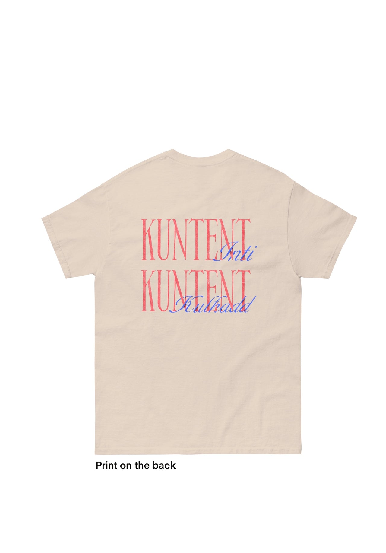 KUNTENT INT T-SHIRT BEIGE BY STACHE