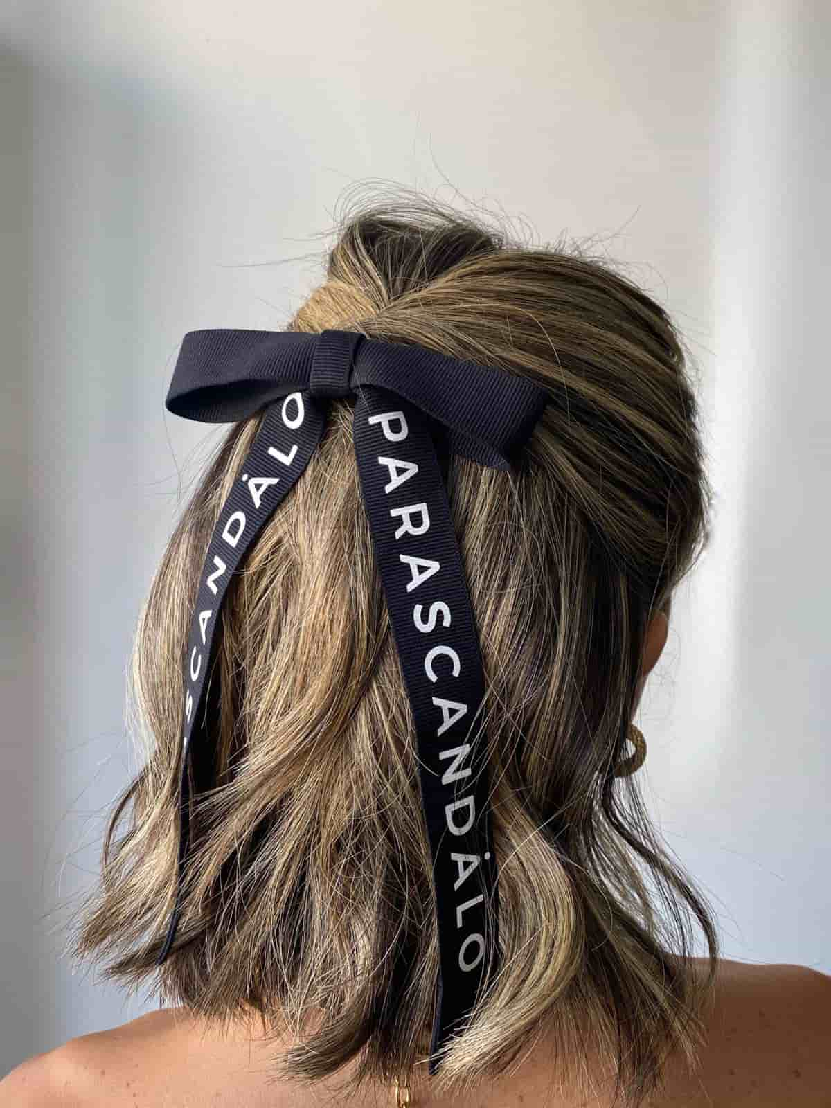 CLASSIC LOGO BOW HAIR CLIP