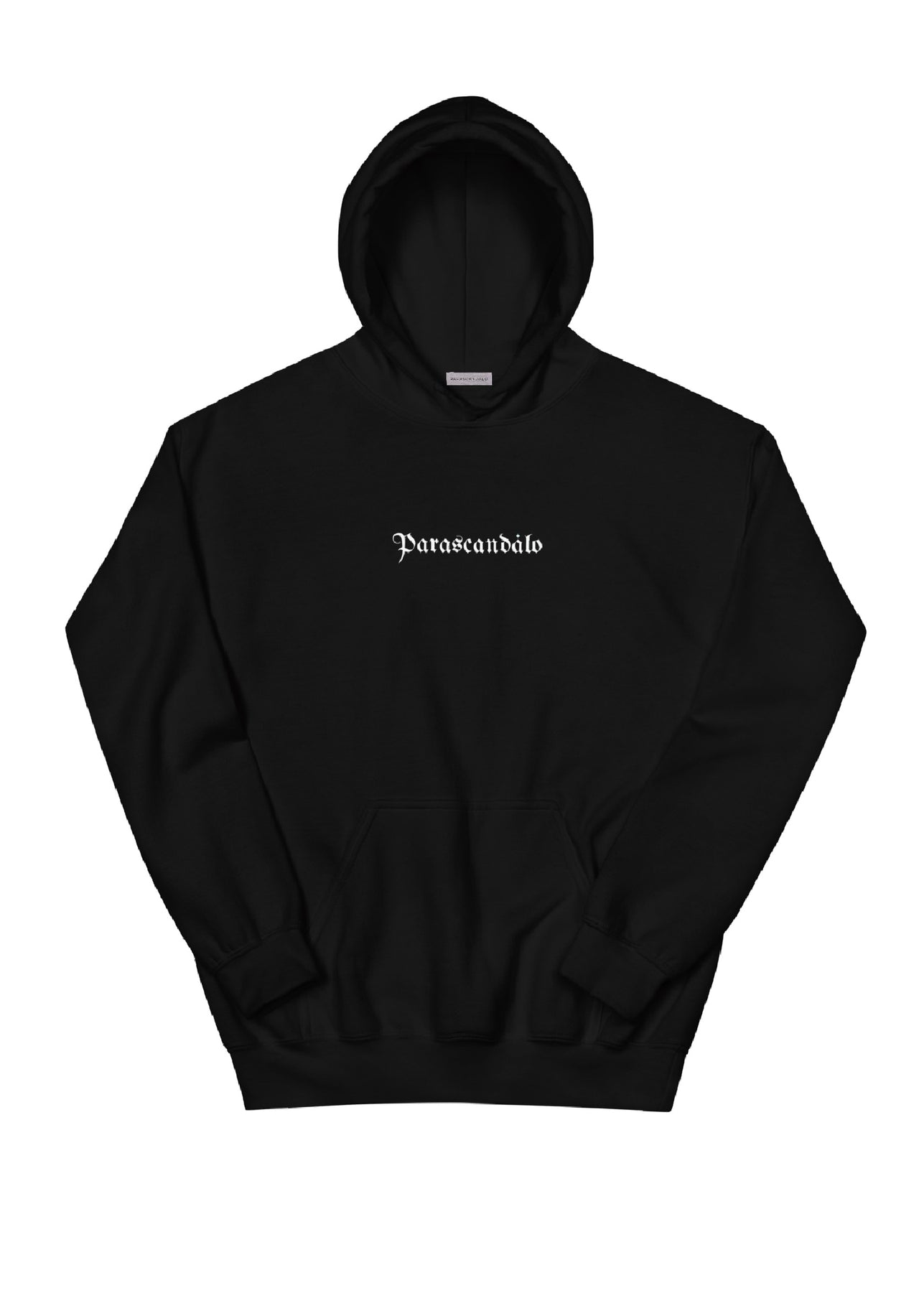 SCRIPT LOGO HOODIE BLACK