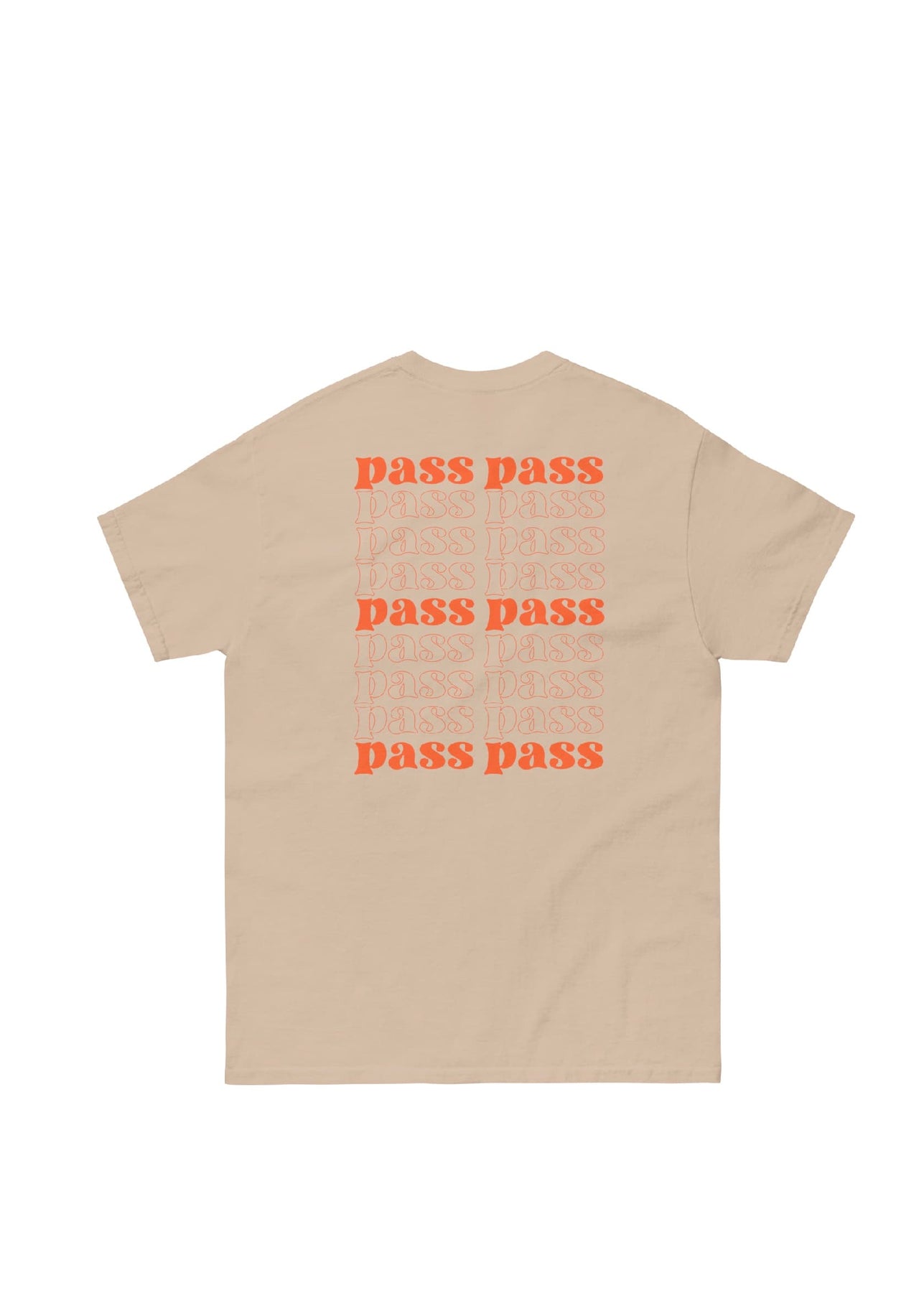 PASS PASS (BACK PRINT) T-SHIRT BY E.LEMENTI