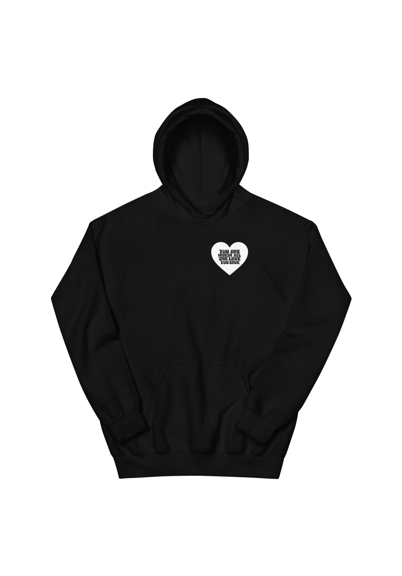 MINI WORTH ALL THE LOVE  HOODIE BY E.LEMENTI