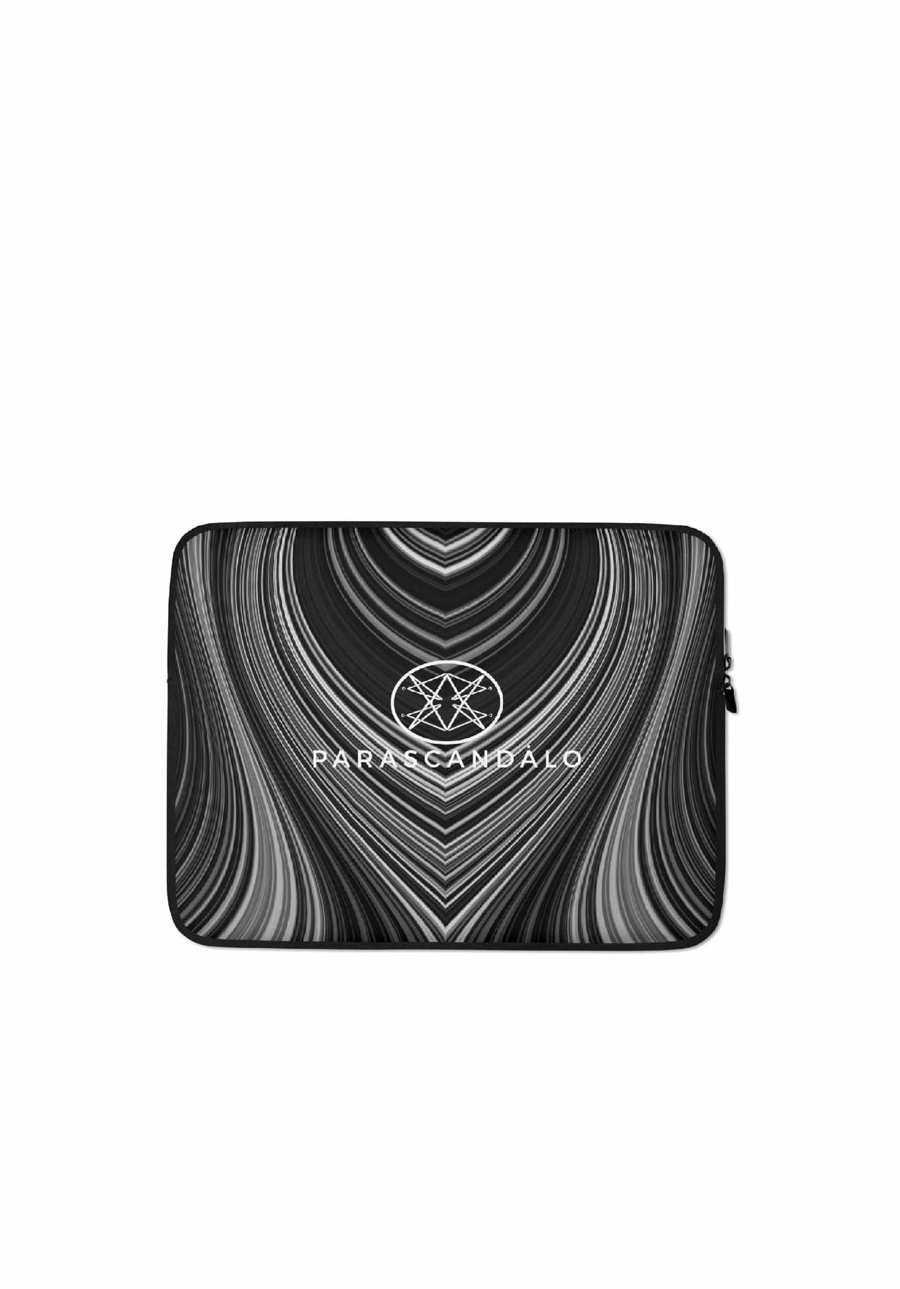 RIPPLE WAVES LAPTOP CASE (MONOCHROME)