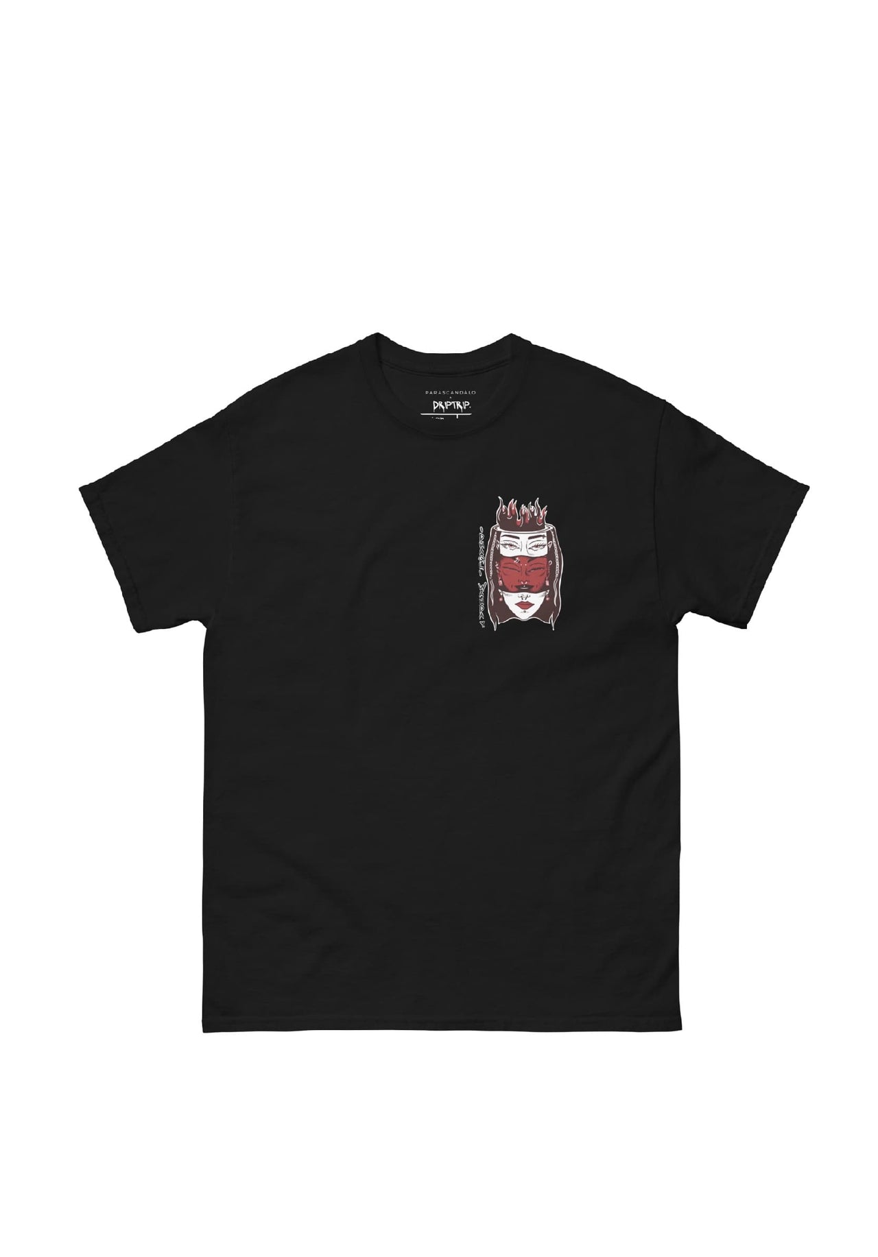 IDHAQLI WAHDA T-SHIRT BLACK BY DRIPTRIP