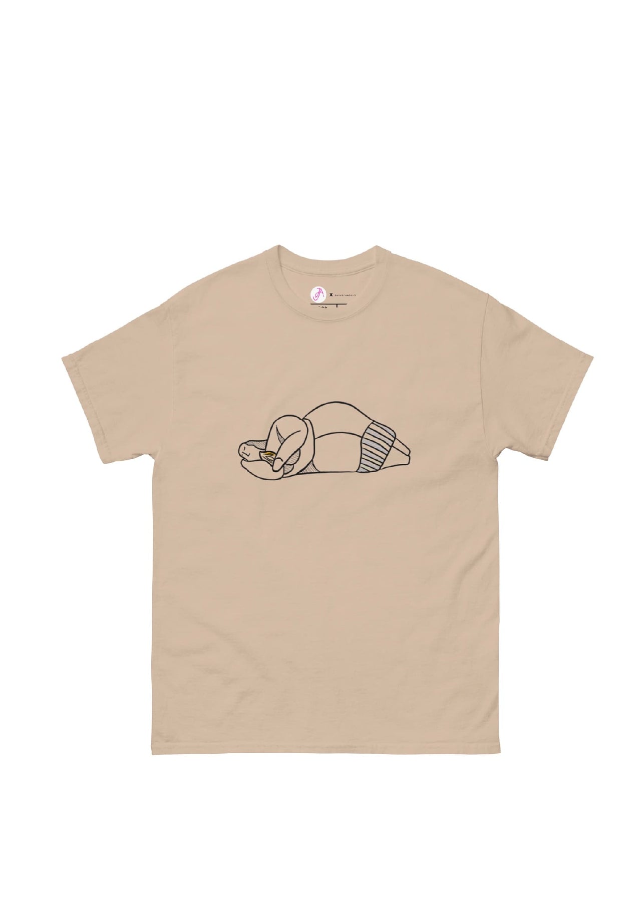 SLEEPING LADY T-Shirt by JOHANN AGIUS