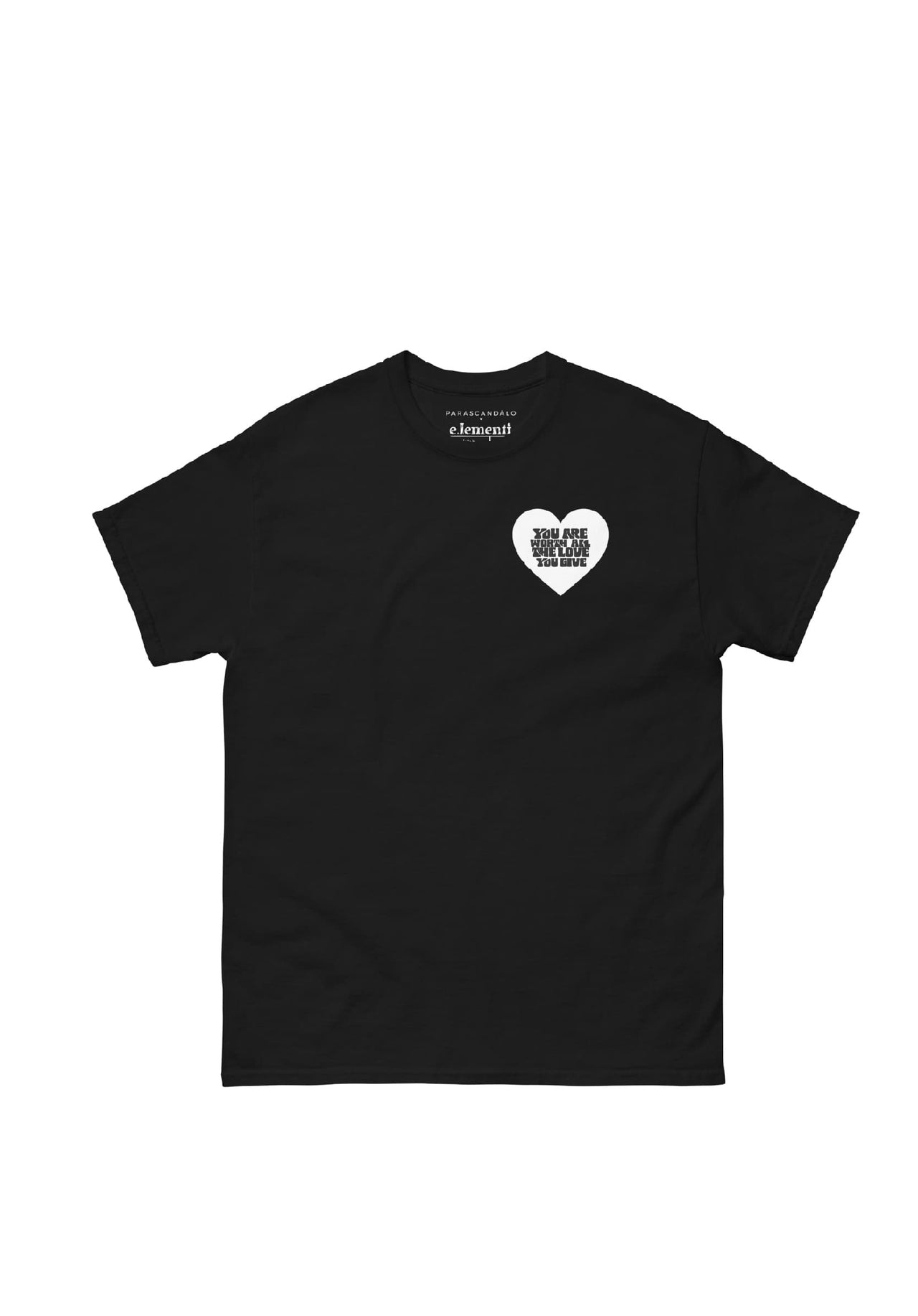 MINI WORTH ALL THE LOVE T-SHIRT BY E.LEMENTI