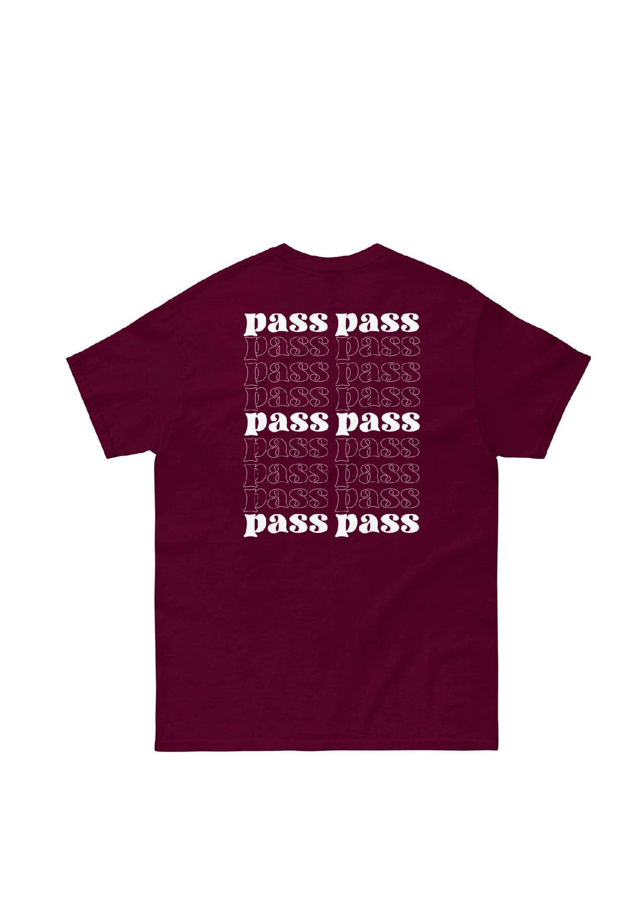 PASS PASS (BACK PRINT) T-SHIRT BY E.LEMENTI