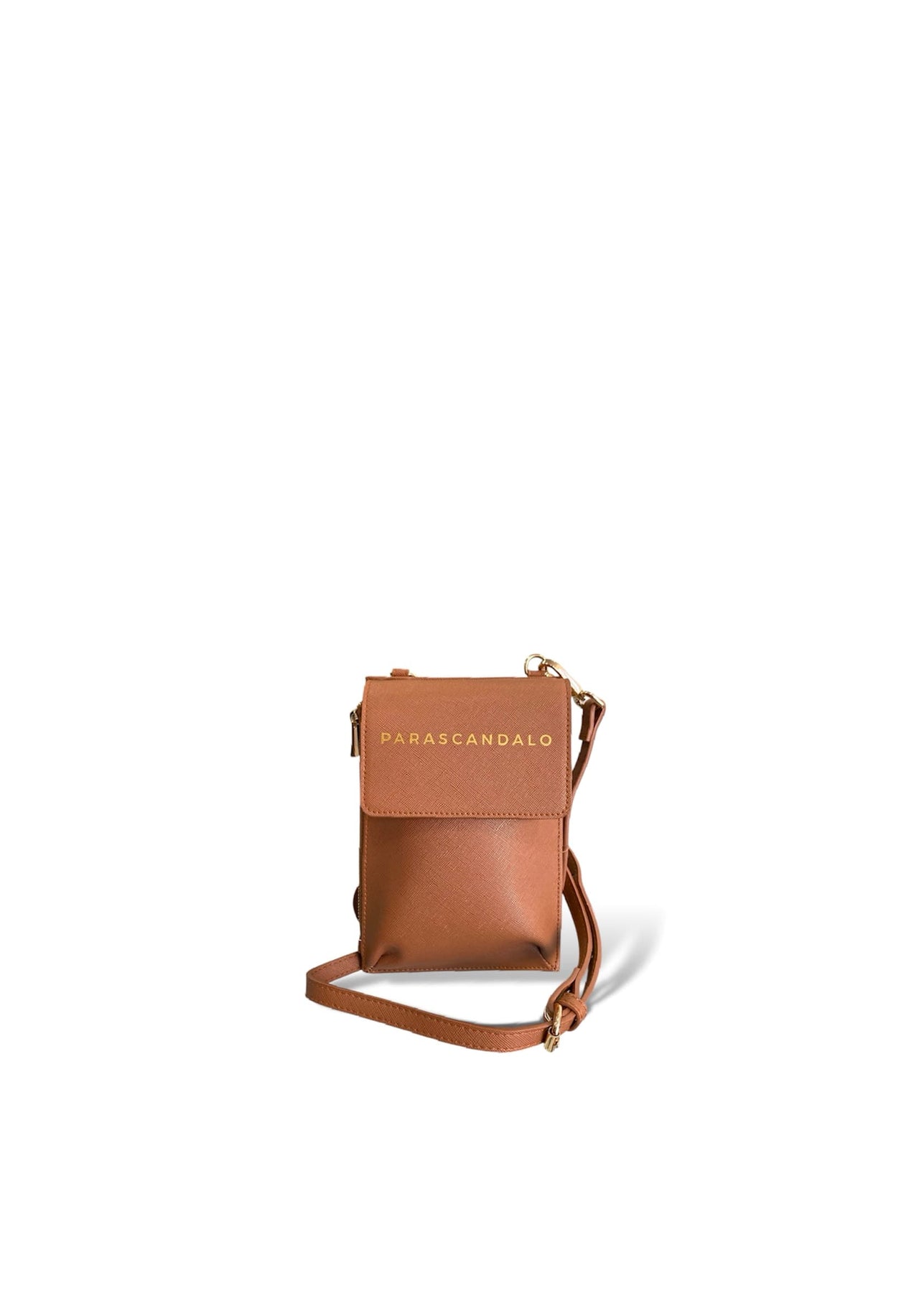 TELECELL CROSS BODY BAG TAN