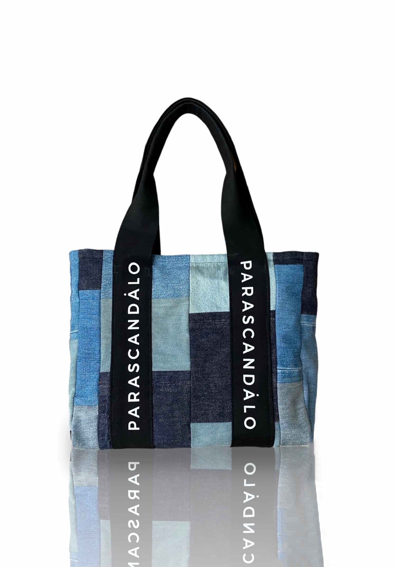 MARCO ECO TOTE BAG PATCH WORK DENIM