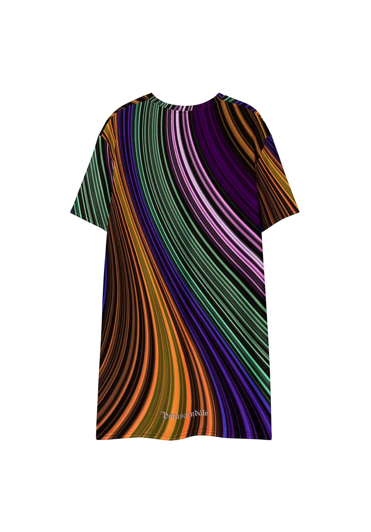 Clothes Ripple RIPPLE WAVES T-SHIRT DRESS – PARASCANDALO