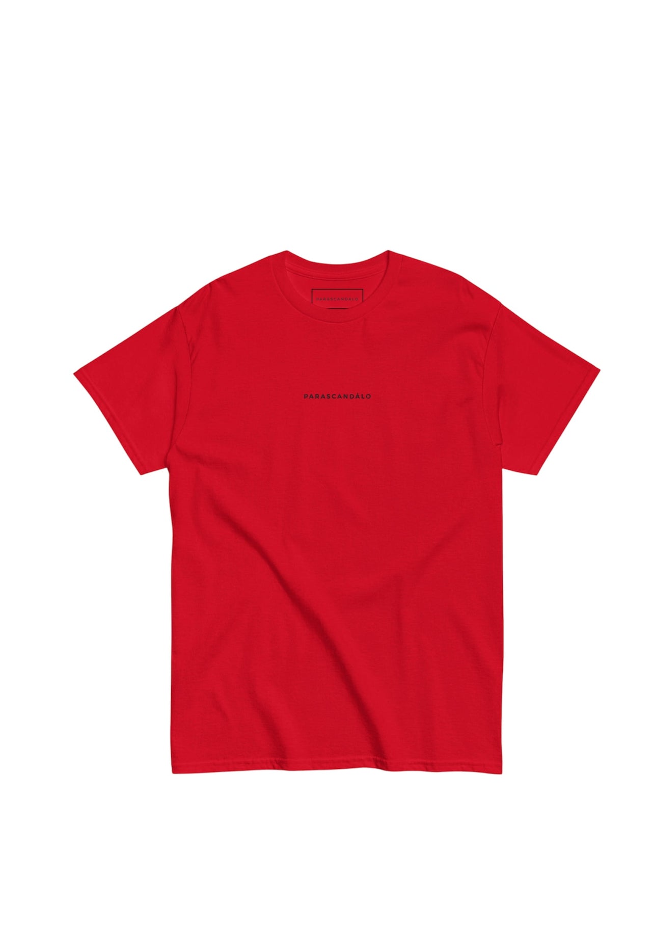 EMBROIDERED CLASSIC  LOGO T-SHIRT RED