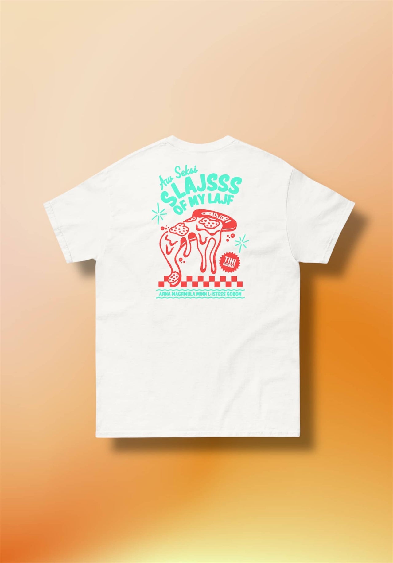 SLAJS T-SHIRT BY PAULINE DOES GRAPHICS