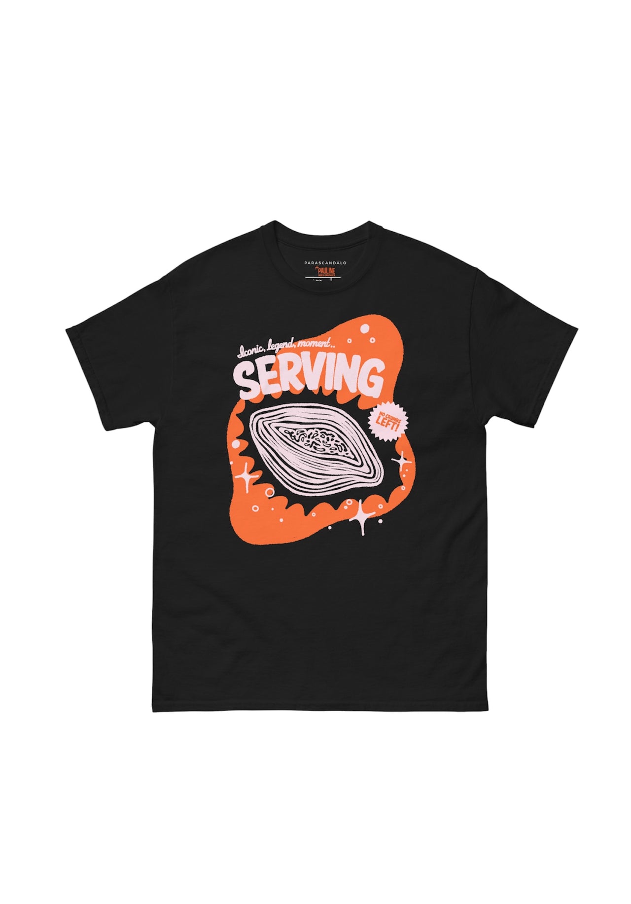 SERVING T-SHIRT BY PAULINE DOES GRAPHICS