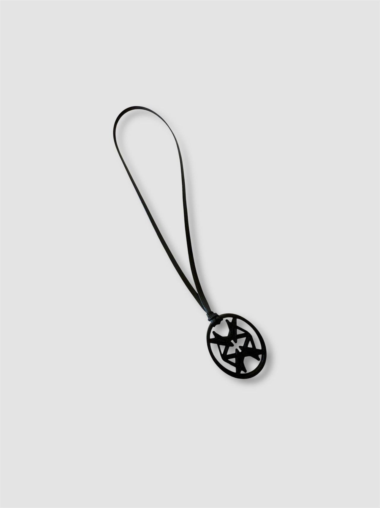 Monogram charm Small Black