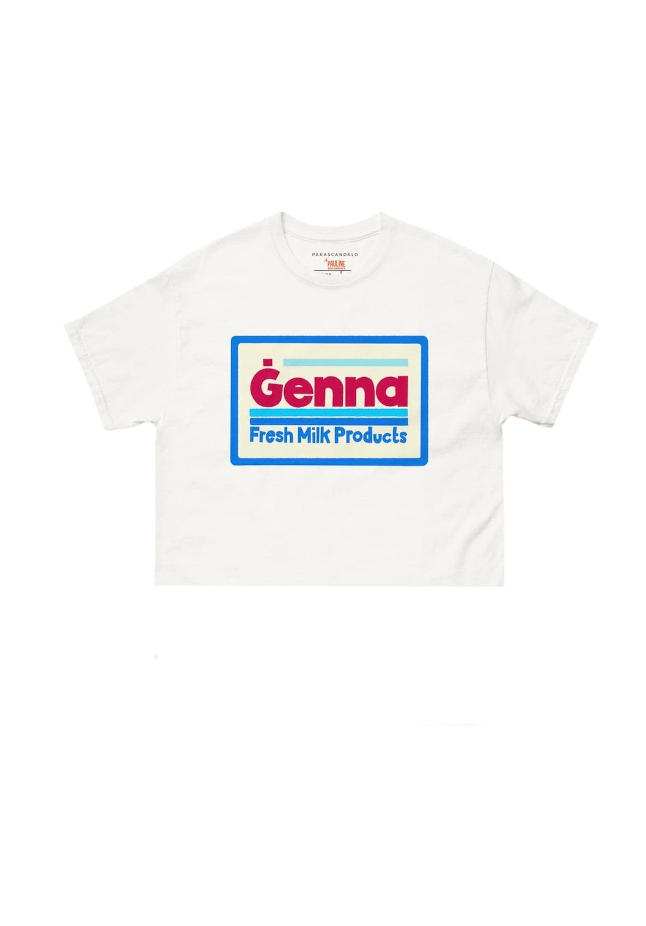 ĠENNA CROPPED T-SHIRT BY PAULINE DOES GRAPHICS