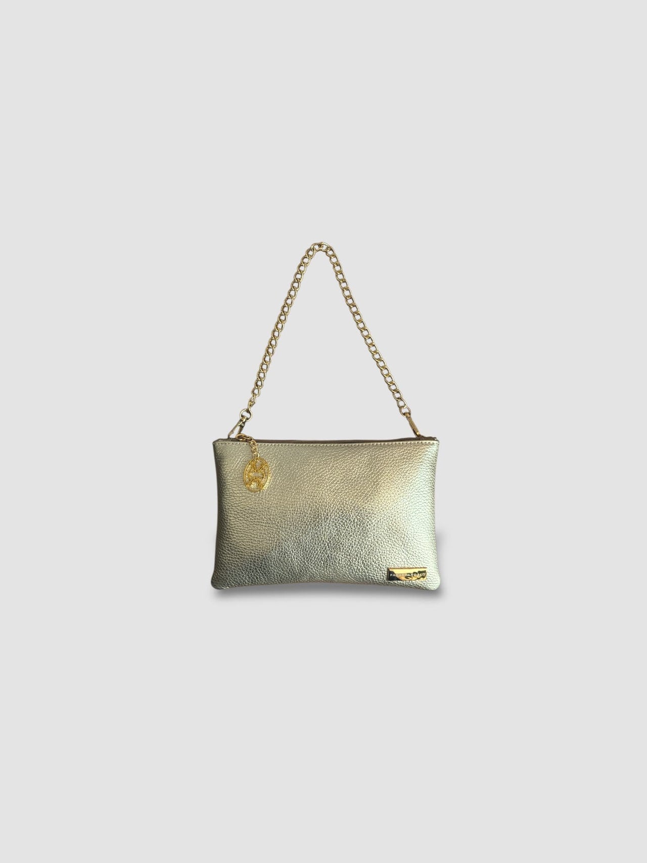 JULIA CLUTCH METALLIC GOLD