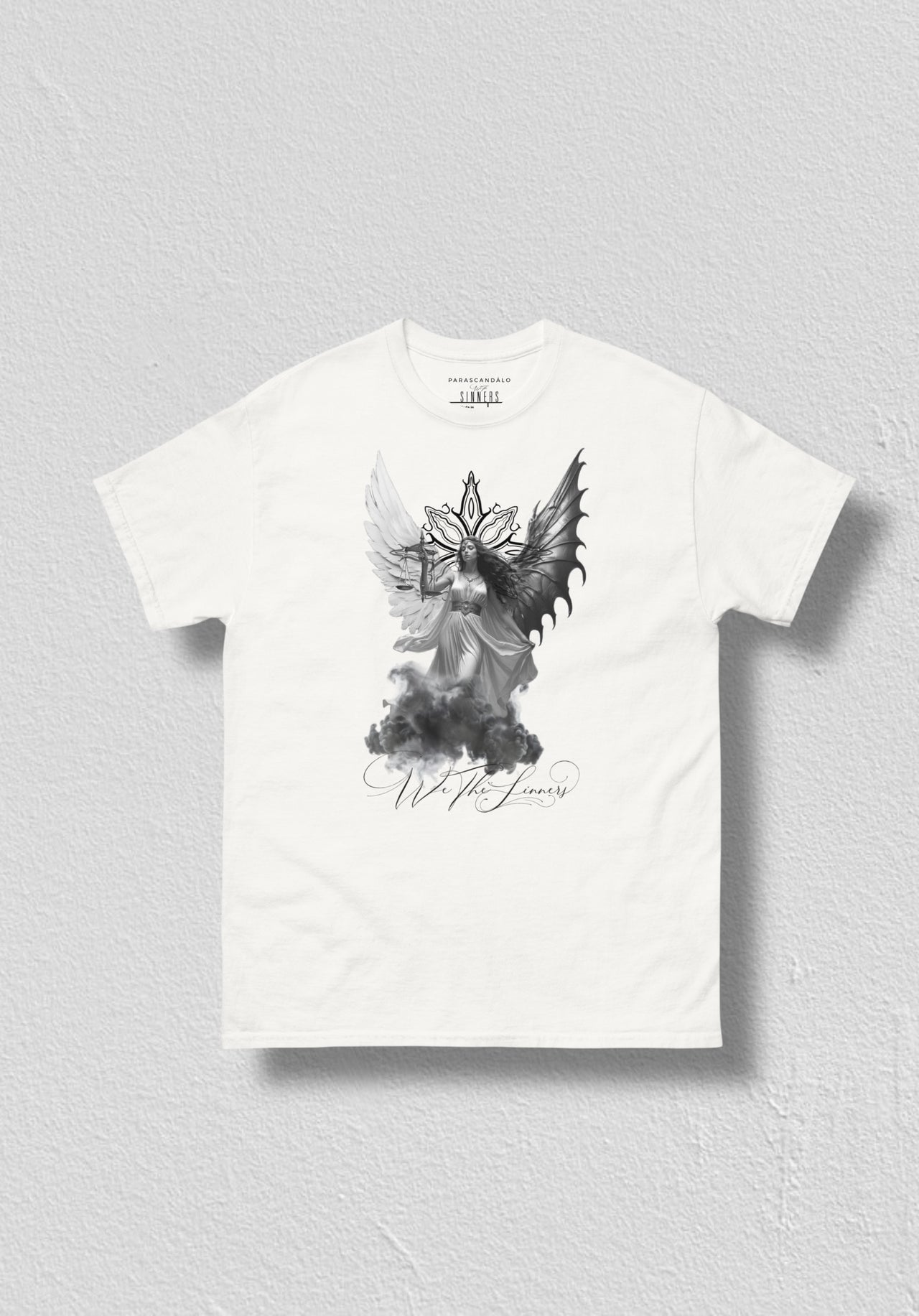 GUARDIAN ANGEL OF JUSTICE T-SHIRT BY WE THE SINNERS