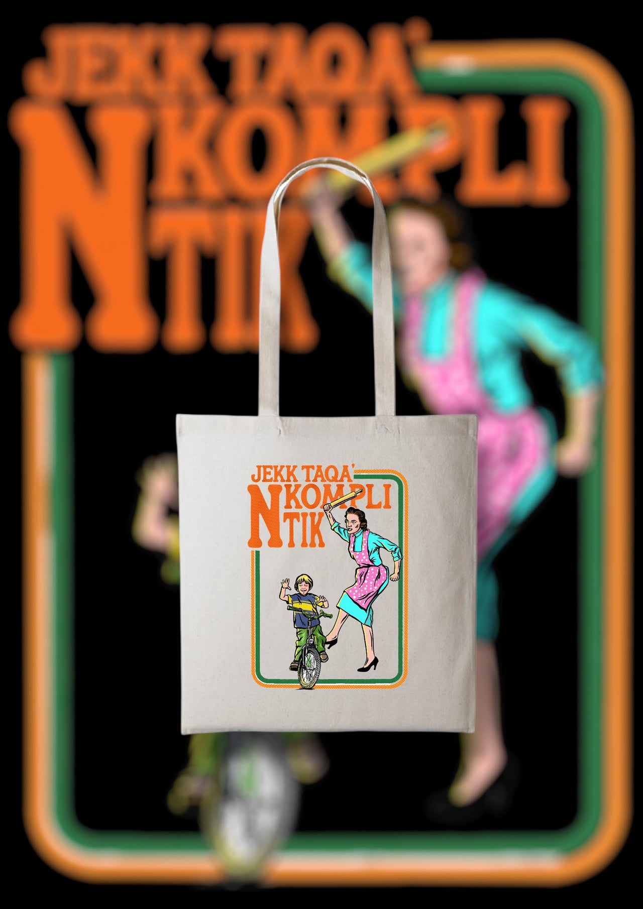 JEKK TAQA' NKOMLI NTIK TOTE  BAG BY STACHE