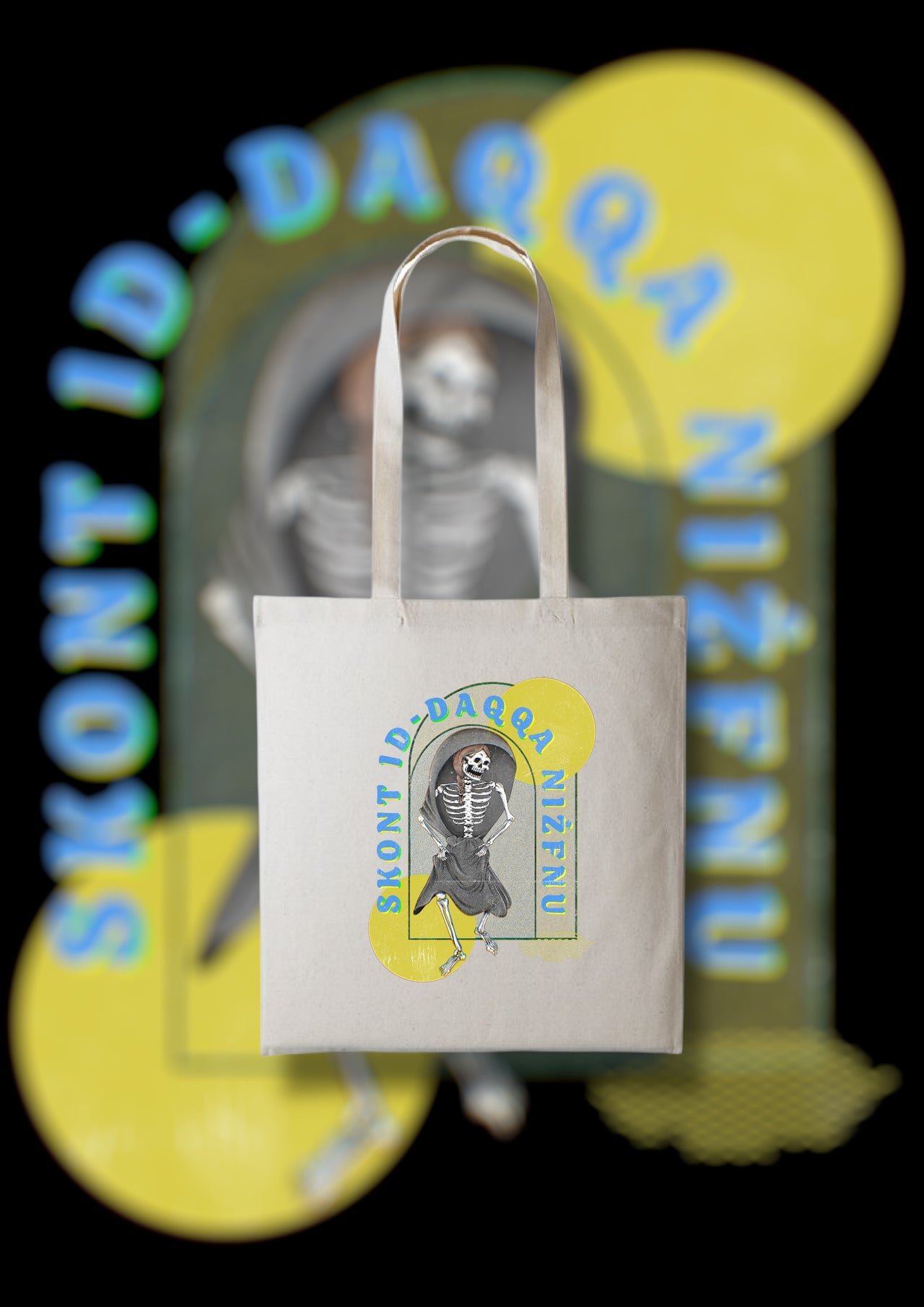 SKOND ID-DAQQA NISFNU TOTE BAG BY STACHE