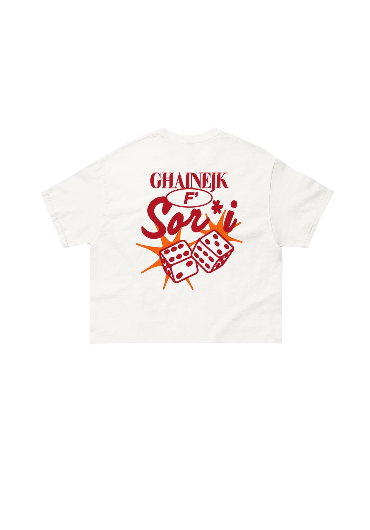 GĦAJNEJK F'SORMI CROPPED T-SHIRT BY PAULINE DOES GRAPHICS
