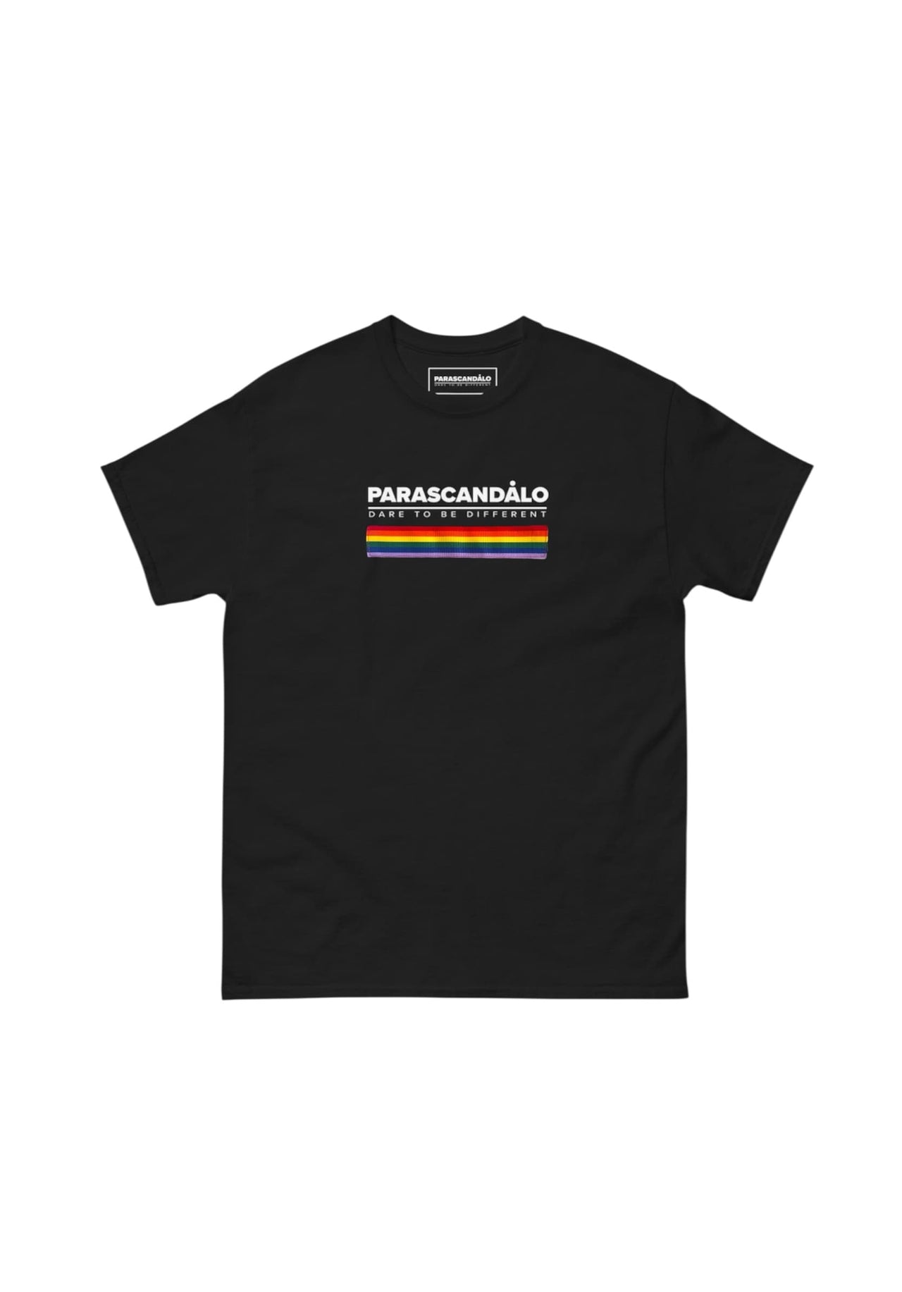 PRIDE DARE TO BE DIFFERENT T-SHIRT BLACK