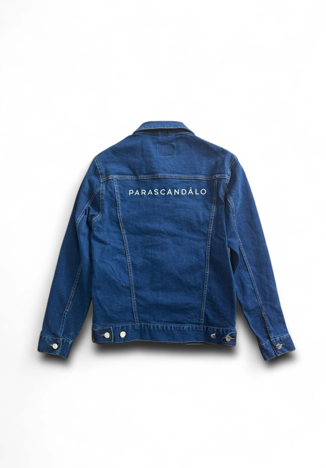 MONOGRAM LOGO DENIM JACKET MID BLUE