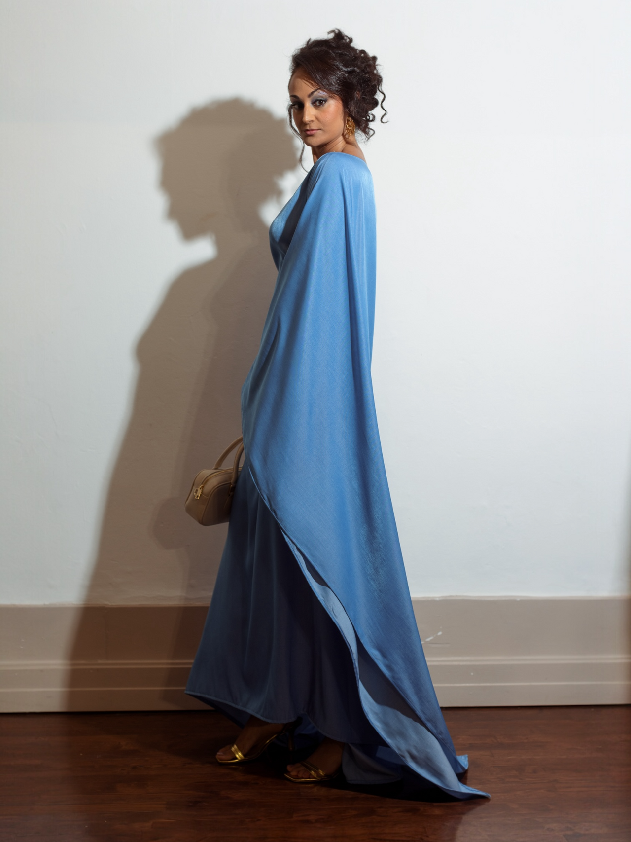 ANNA KAFTAN DRESS