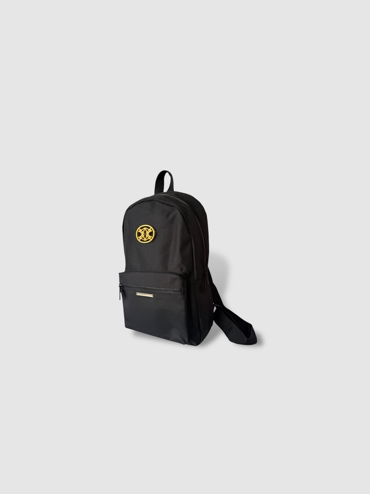 MONOGRAM MINI BACKPACK BLACK GOLD