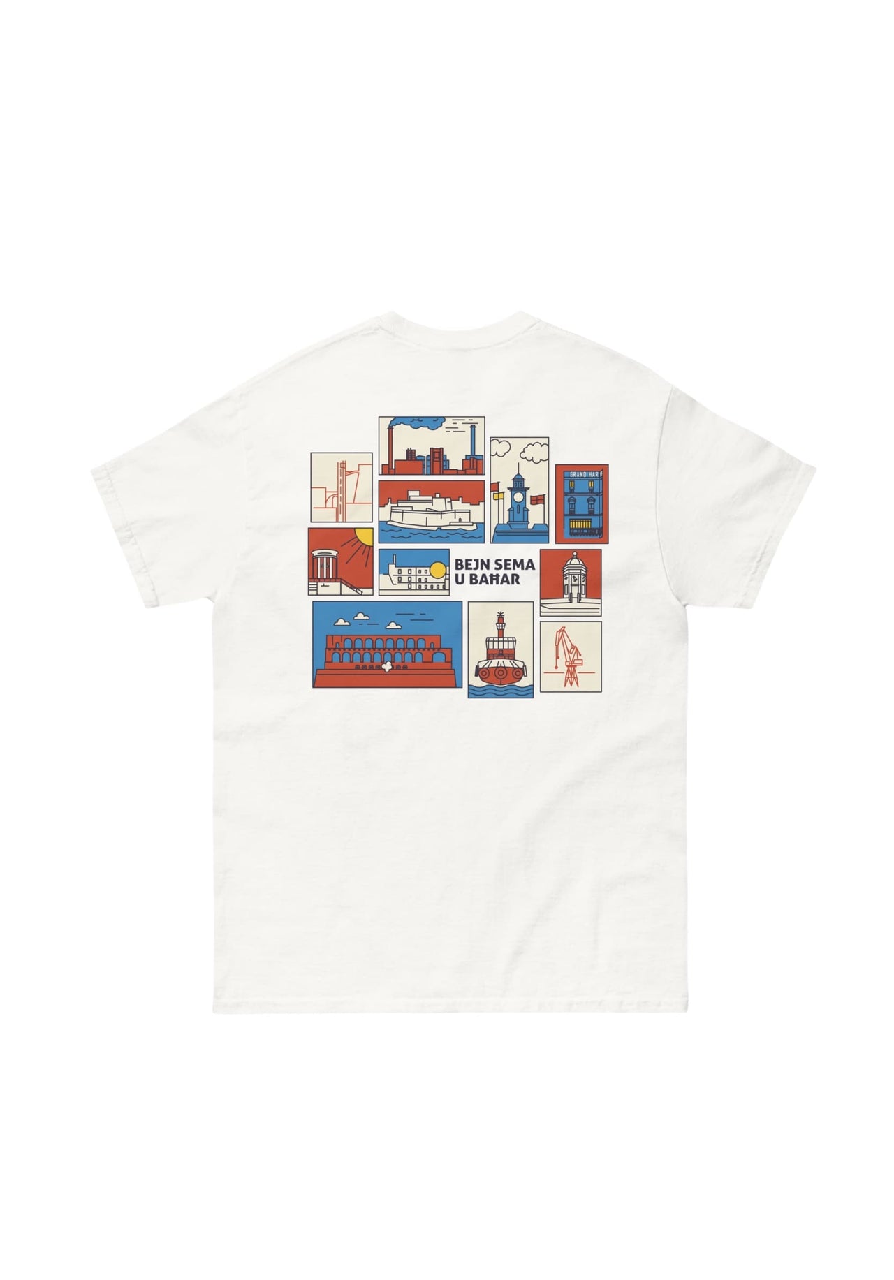 BEJN SEMA U BAĦAR T-SHIRT BY FLIXKUN