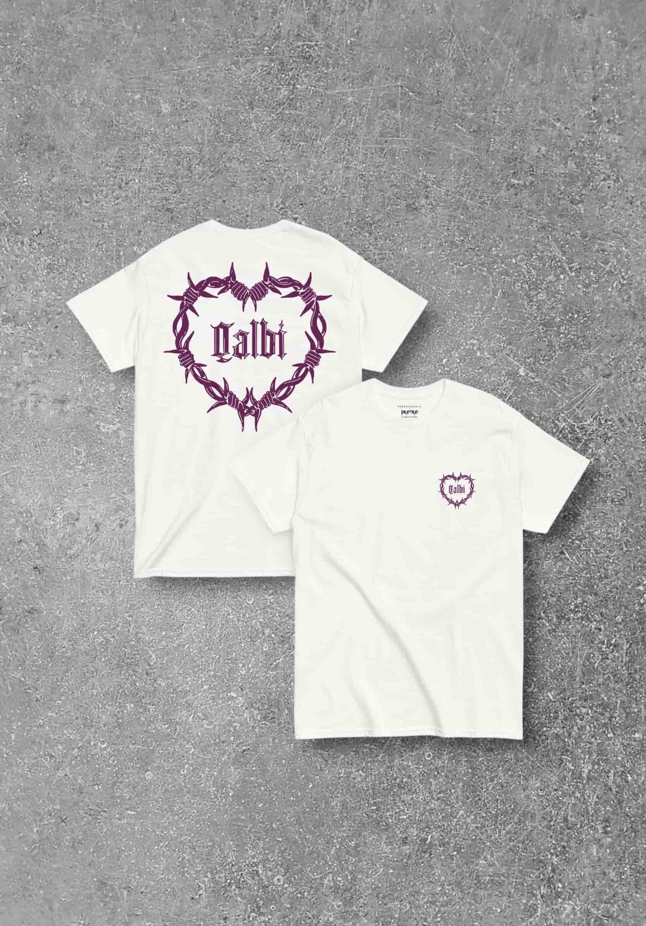 QALBI (front & back) T-SHIRT BY DRIPTRIP