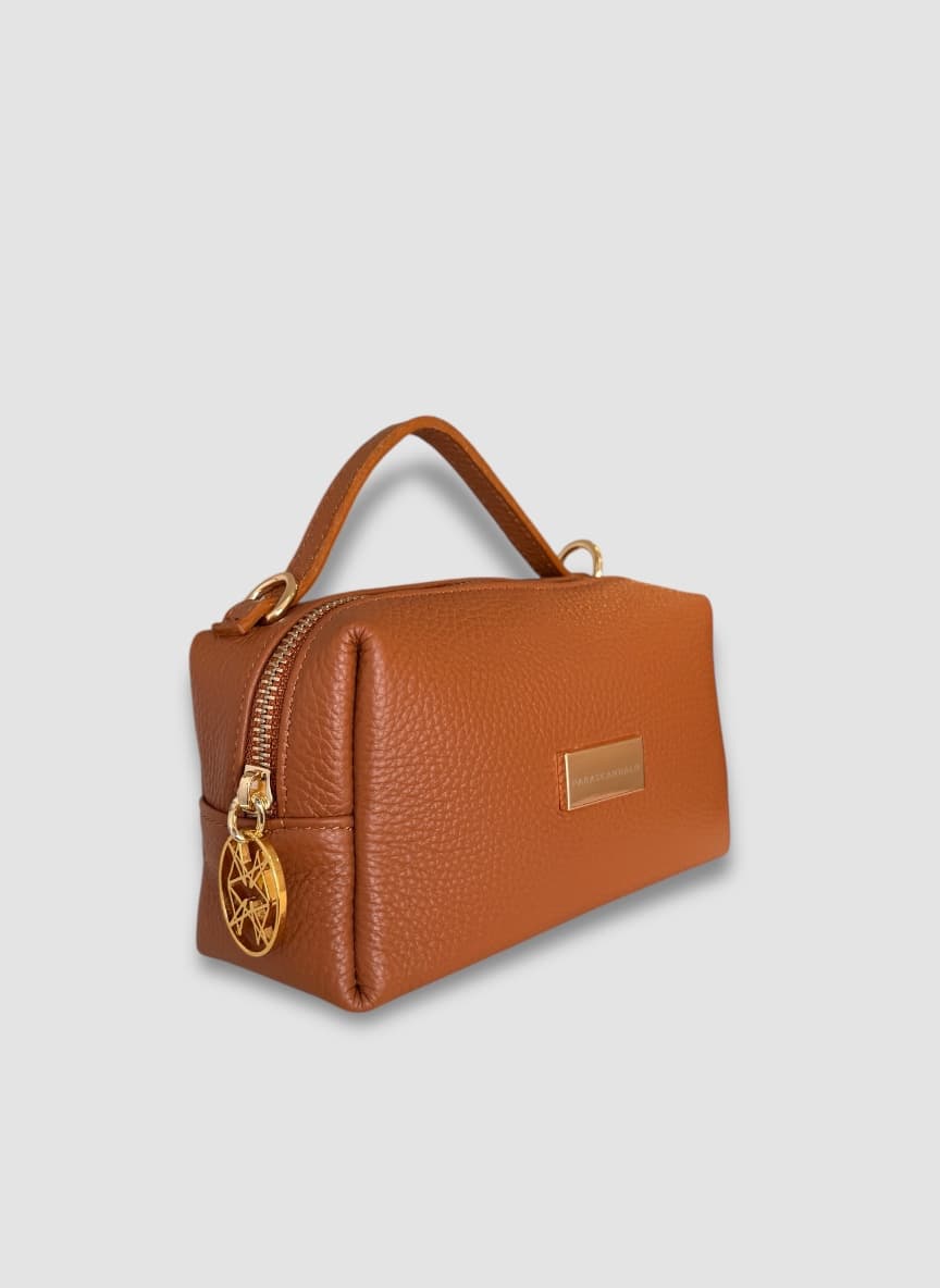 VANITY HANDBAG TAN