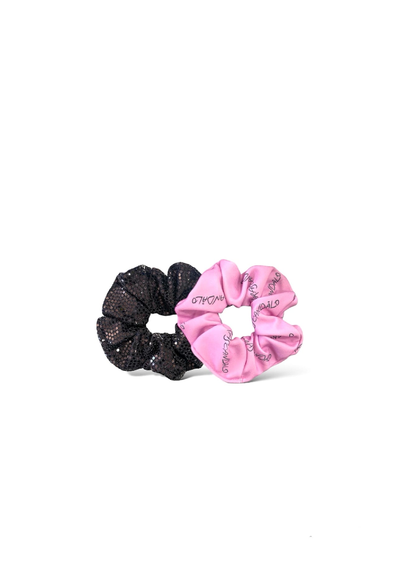 BLACK PINK SCRUNCHIE SET