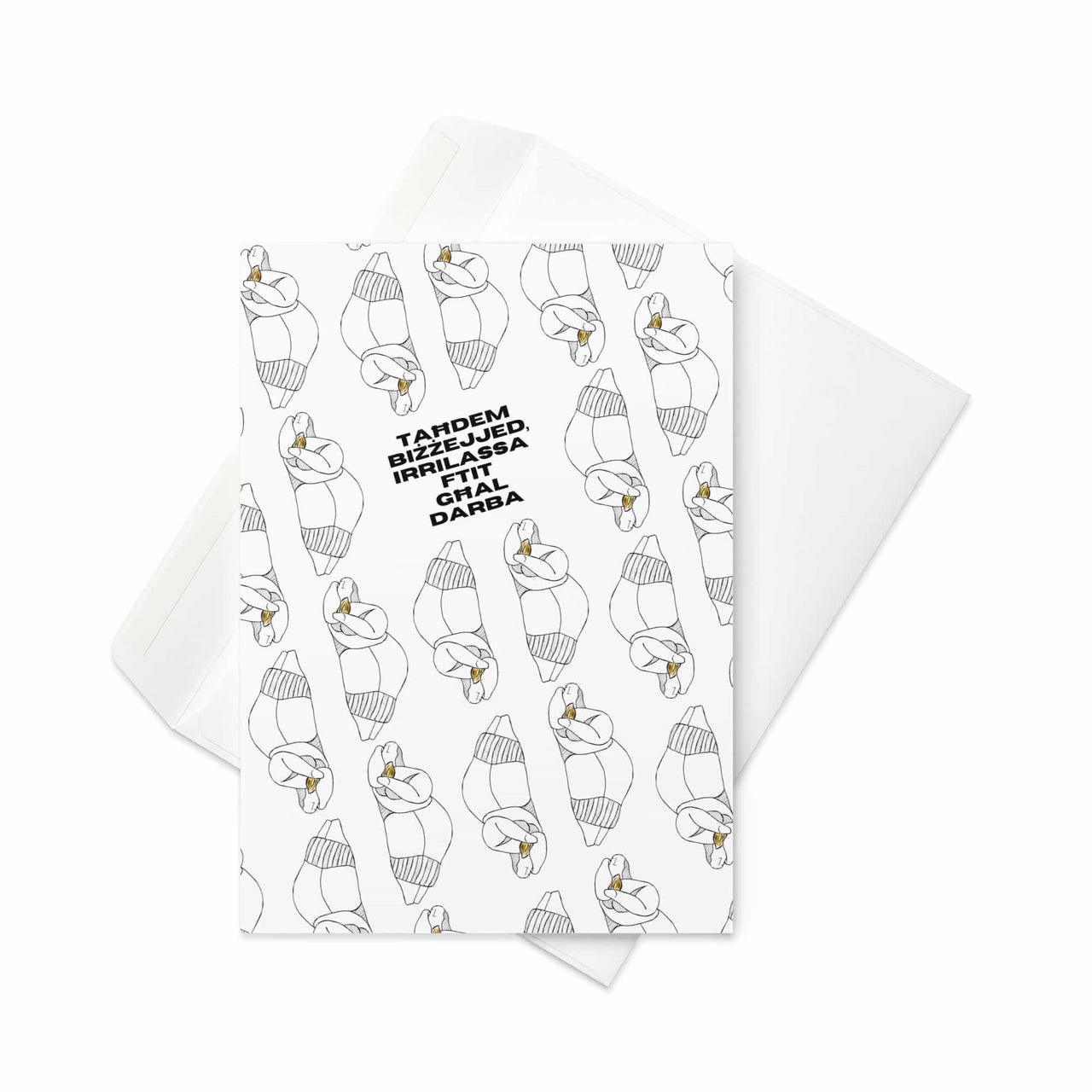 SLEEPING LADIES GREETING CARD BY JOHANN AGIUS