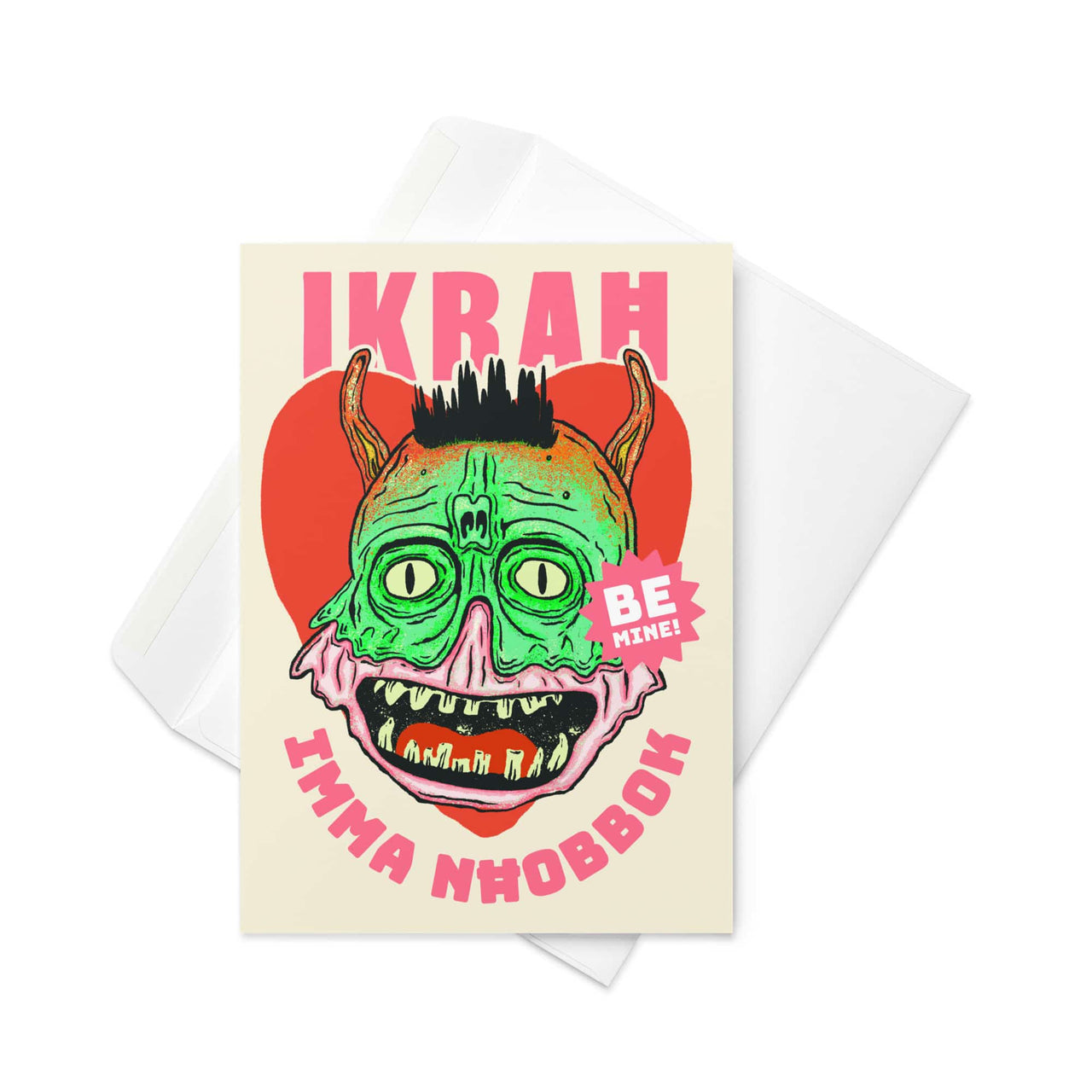 IKRAH IMMA NĦOBBOK GREETING CARD BY PAULINE DOES GRAPHICS