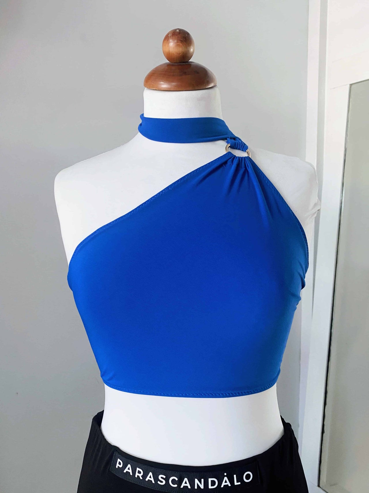 NAOMI SCARF TOP ROYAL BLUE