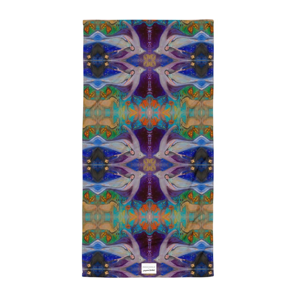 MIDNIGHT RHAPSODY BEACH TOWEL BY JOHANNA BARTHET
