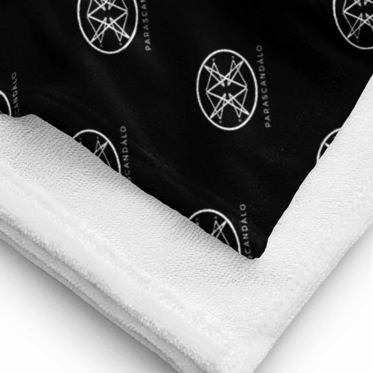 TEN LOGO BEACH TOWEL BLACK