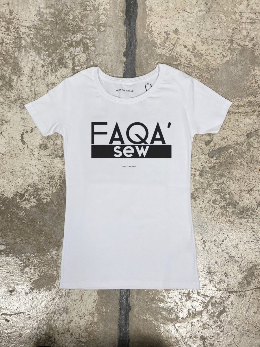 FAQA' SEW T-SHIRT WHITE