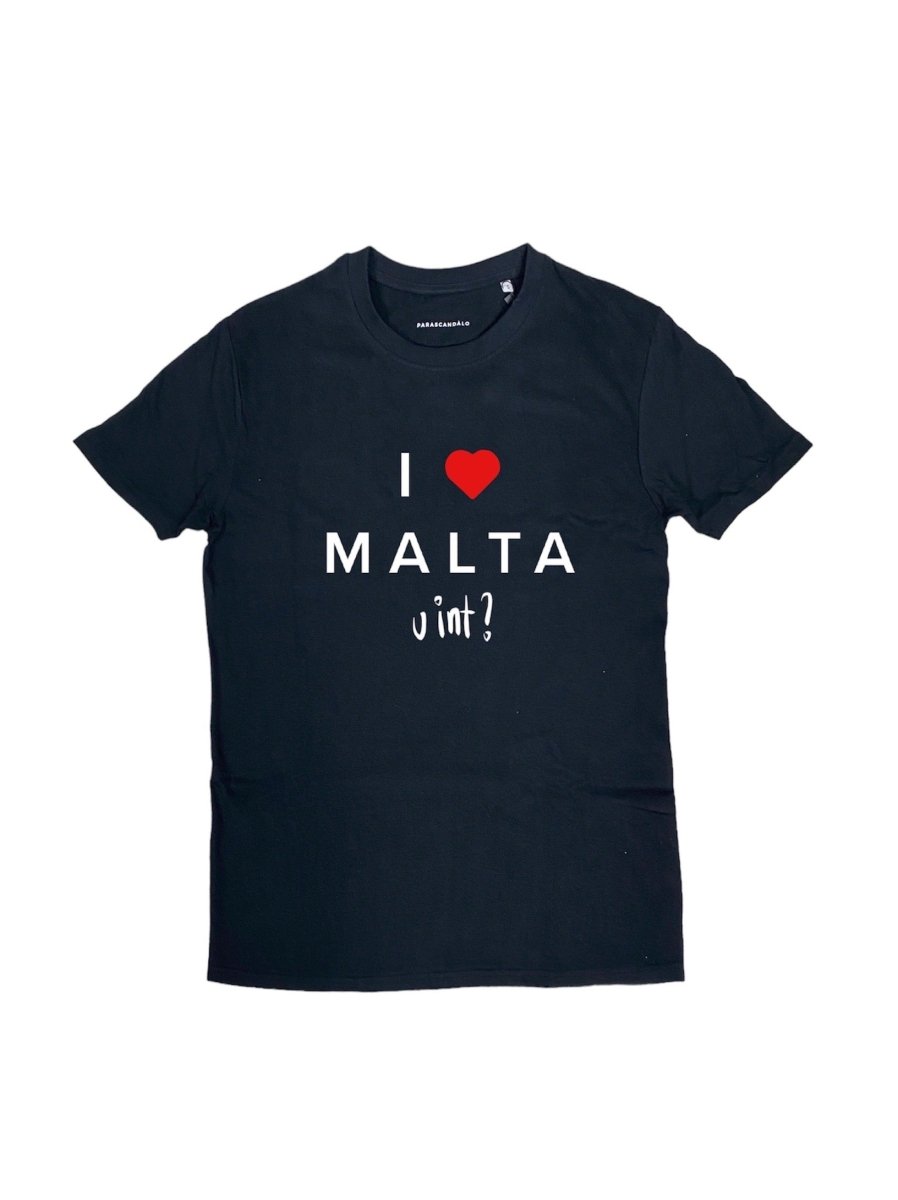 I LOVE MALTA T-SHIRT BLACK